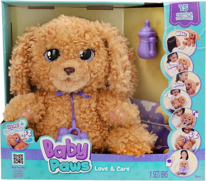 Actual product image IMC Toys Baby Paws Interactive Labradoodle (30.40 cm)