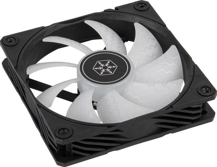 Actual product image Silverstone SST-SF120B-ARGB - Shark Force Power Amplified 120mm PWM ARGB Fan (120 mm, 1 x)