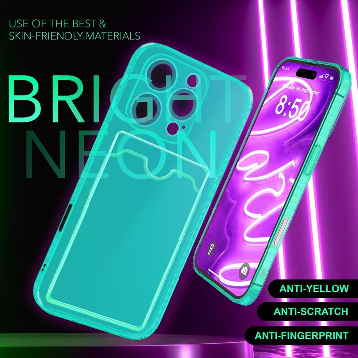 Image du produit Nalia Transparent Transparent Silicone Porte-cartes (Apple iPhone 16 Pro Max)