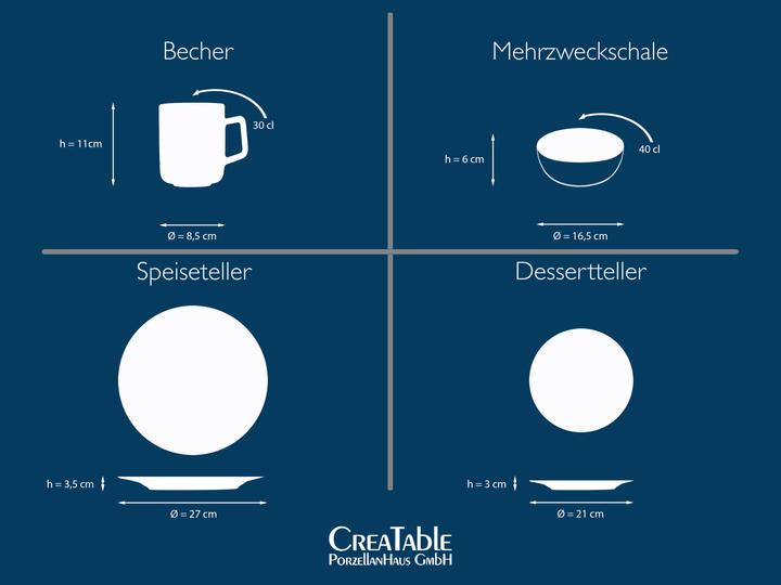 Productafbeelding CreaTable Collectie Natuur (16 Stuk)