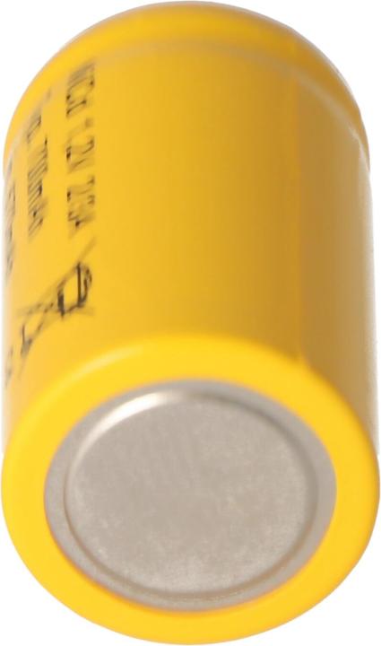 Actual product image Panasonic Battery KR-600AE 2/3 A Cadnica, Flat Top without solder tag (1 pcs., 700 mAh, Chargers without battery)