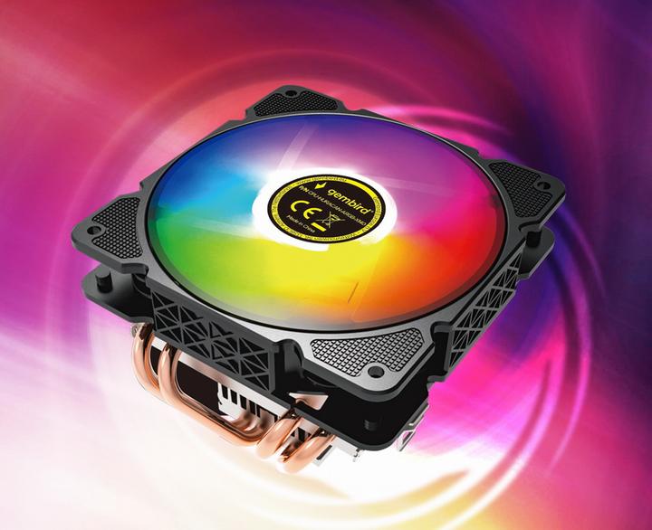 Actual product image Gembird CPU-HURACAN-ARGB-X140 (120 mm)