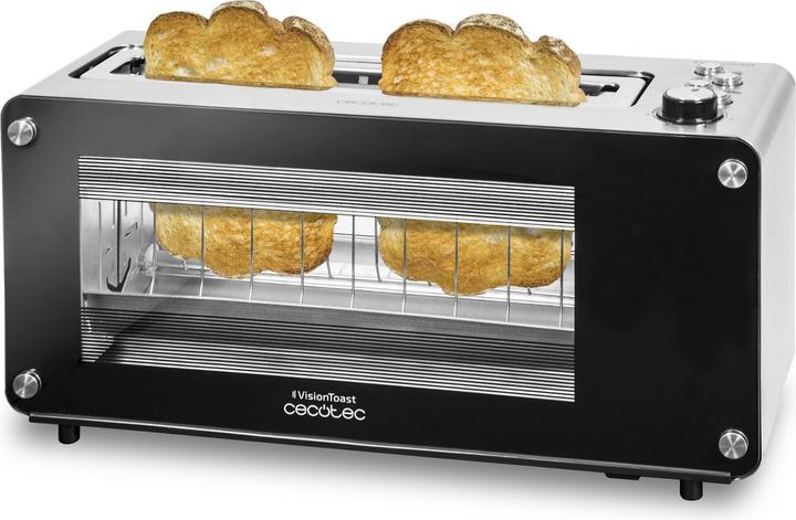 Image du produit Cecotec Grille-Pain VisionToast (Noir) (Prise UE)