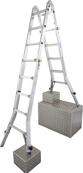Produktbild Krause Gelenk-Teleskopleiter (Mehrzweckleiter)