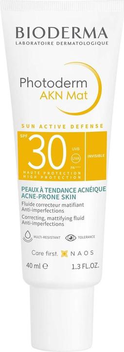 Bioderma Photoderm Akn Mat SPF30 (Crème solaire visage, SPF 30, 40 ml, 150 g)
