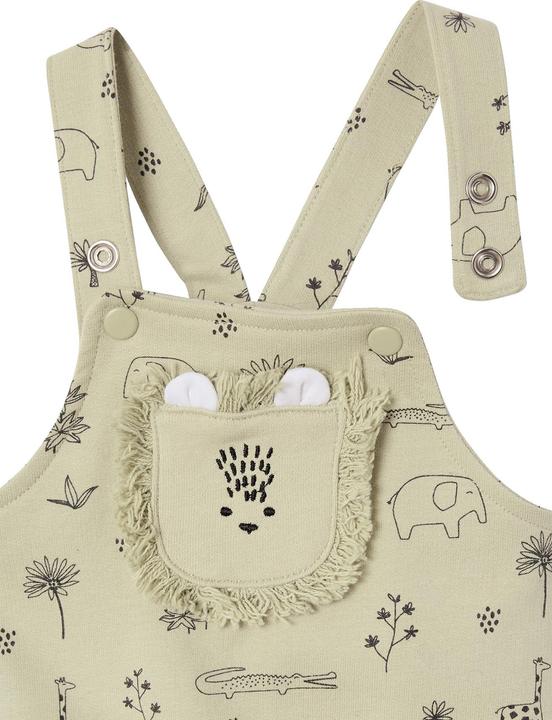 Image du produit Vertbaudet Baby-Set: Latzhose, Body & Halstuch, Dschungelmotive (68)