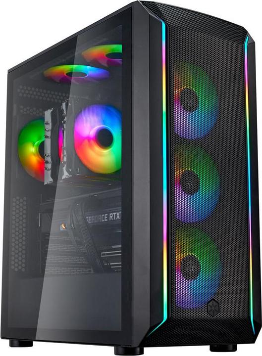 Actual product image Silverstone SST-FA511Z-BG - FARA High airflow ATX gaming chassis with excellent cooling potential (ATX, Mini-ITX, mATX)