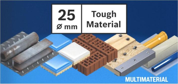 Produktbild Bosch Professional Zubehör EXPERT Tough Material Lochsäge, 25 x 60 mm (25 mm)
