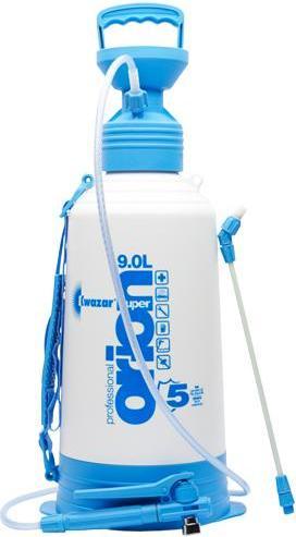 Actual product image Kwazar 20010035 Industrial pump sprayer Pressure sprayer with Viton seal Orion Pro plus 12 L, white/blue (12 l)