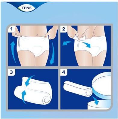 Actual product image Tena Pants (8 x, Large)