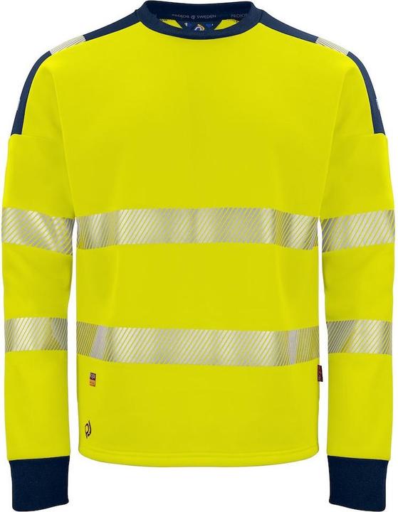 Actual product image Projob Mens Hi-Vis Sweatshirt (L)