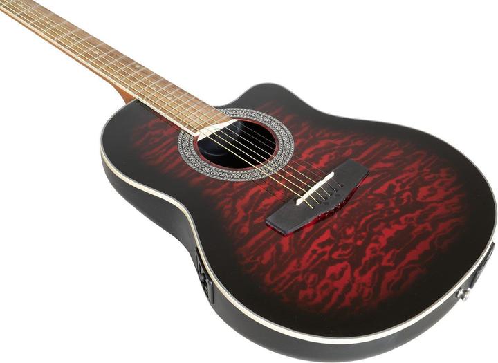 Produktbild Dimavery RB-300 Roundback (Halbakustik Gitarre, Fichte, Walnuss)