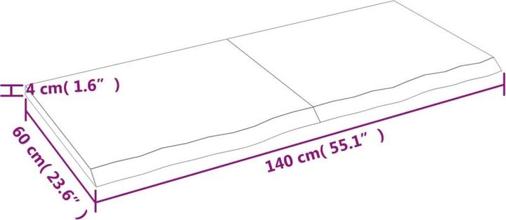 Produktbild VidaXL Emerald (140 x 60 x 4 cm)