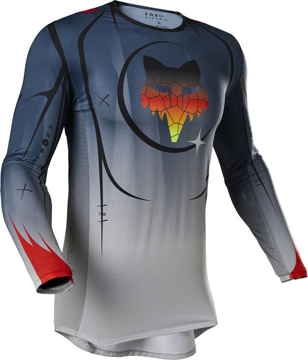 Actual product image Fox Jersey 22 Flexair Skarz Le Grey S (S)