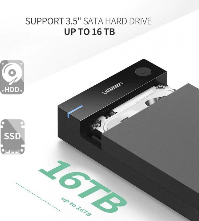 Produktbild Ugreen HDD Festplattenlaufwerk (3.5", 2.5")