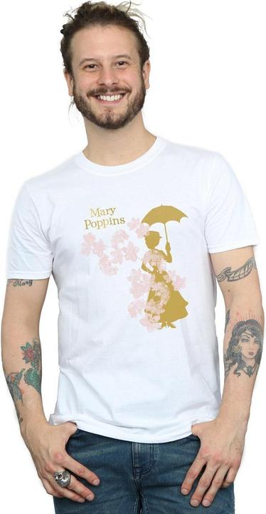 Produktbild Disney Mary Poppins Floral Silhouette TShirt (S)