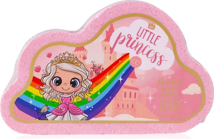 Accentra Badefizzer LITTLE PRINCESS in Wolkenform mit Regenbogeneffekt, 110g, Duft: Strawberry Cheesecake, Fa (Badekugeln)