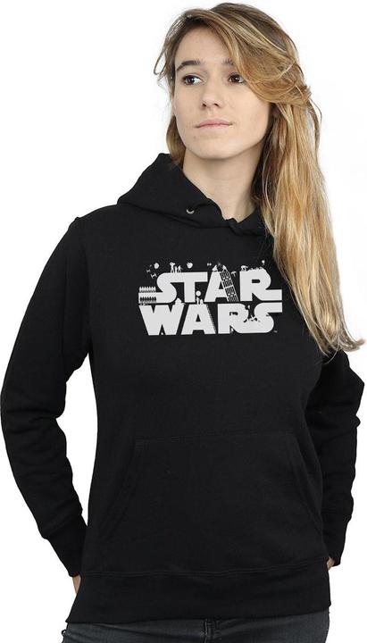 Immagine prodotto Star Wars Minimalist Logo Felpa con Cappuccio Donna (M)