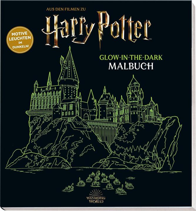 Produktbild Panini Aus den Filmen zu Harry Potter: Glow-in-the-Dark Malbuch