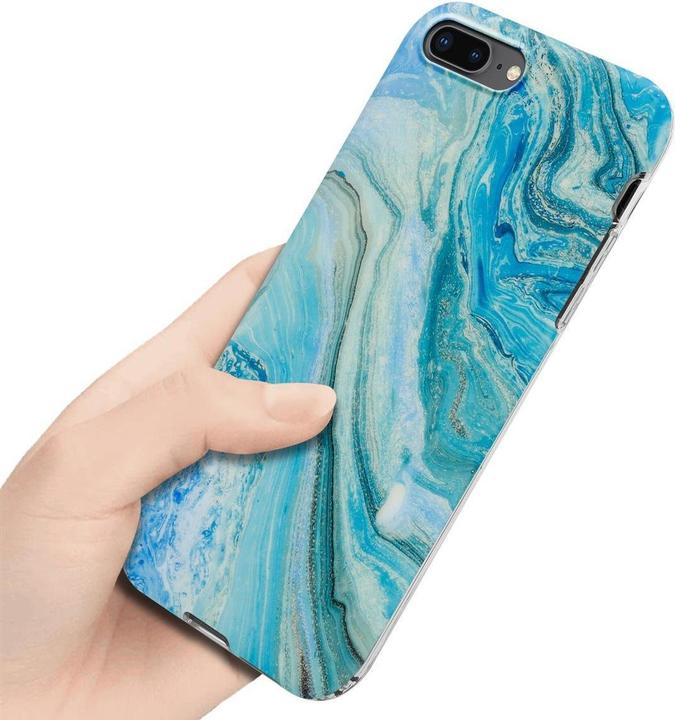 Actual product image Cadorabo IMD TPU Colorful Marble Cover (Apple iPhone 7 Plus, Apple iPhone 7s Plus)