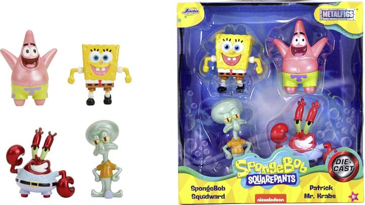 Actual product image Jada Sponge Bob 4-Pack