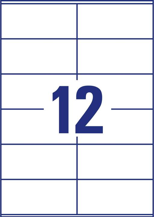 Actual product image Avery Universal labels