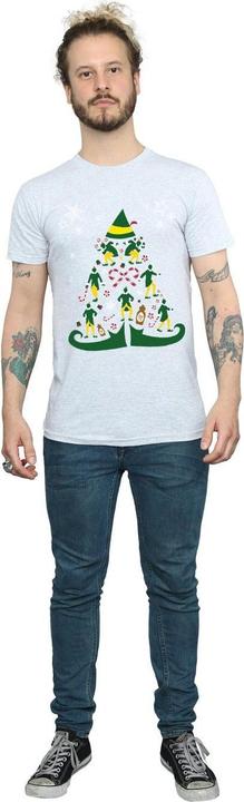 Actual product image Elf Mens Christmas Tree T-Shirt (3XL)