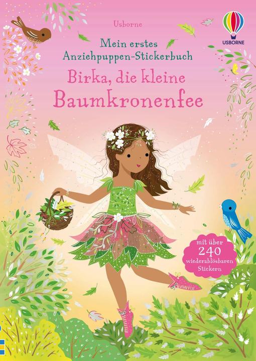 Il mio primo libro di adesivi di bambole da vestire: Birka, la piccola fata degli alberi