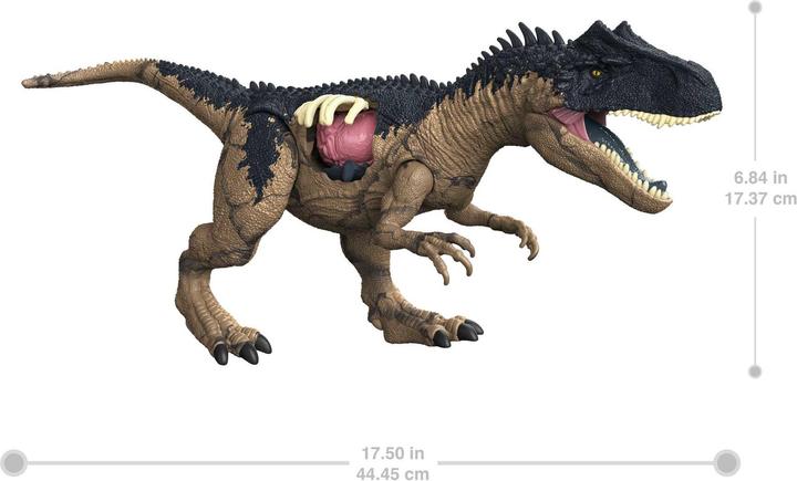 Image du produit Mattel Jurassic World - Extreme Damage Roarin' Allosaurus