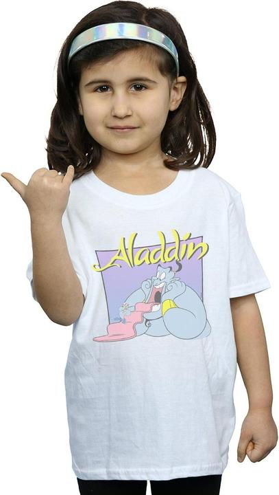 Immagine prodotto Disney Aladdin Genie Wishing Dude Maglietta Ragazze (140, 146)