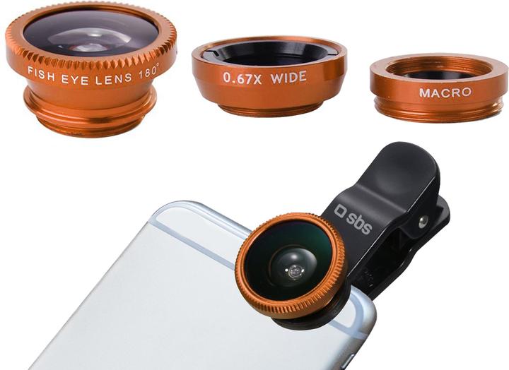 Immagine prodotto SBS Kit di lenti 3 in 1 per smartphone