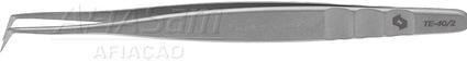 Staleks Professional tweezers for artificial eyelashes Expert 40 Type 2 (Professional Eyelash