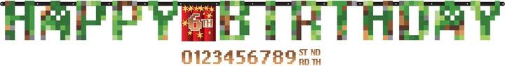 Actual product image Amscan Banner Birthday Minecraft