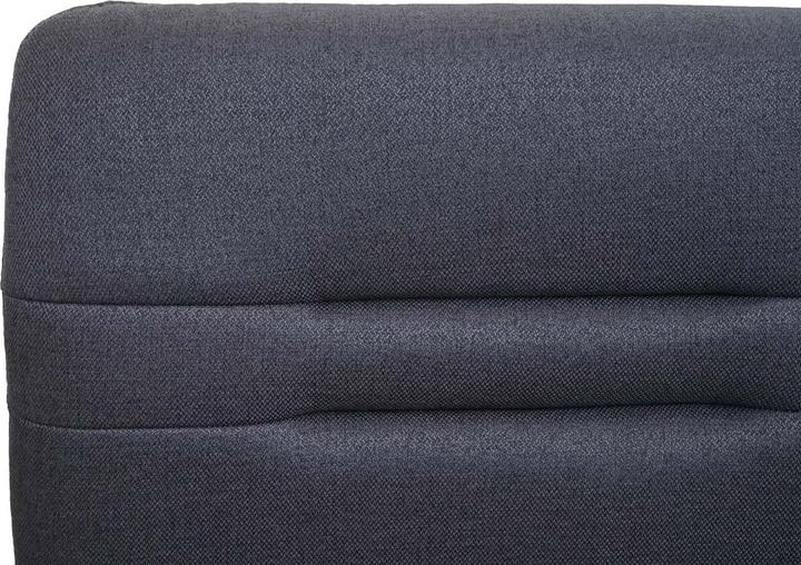 Produktbild Swisshandel24 Sitzbank, Esszimmerbank Bank Polsterbank, Rückenlehne Stoff/Textil Edelstahl gebürstet - grau 160cm (160 cm)