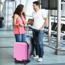 Immagine prodotto Jet Lag valigia cabina goffrata rosa 29l (29 l, Bagaglio a mano (fino a 50 litri))