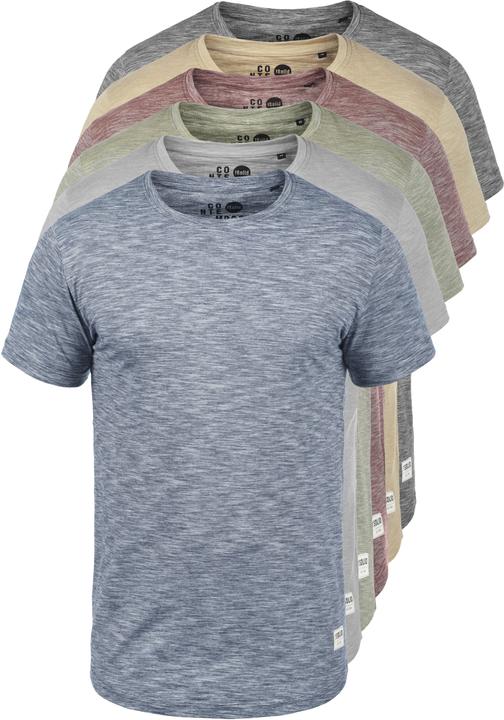 Immagine prodotto Solid Figos T-Shirt A Maniche Corte Maglietta Da Uomo Con Girocollo In Cotone 100% (L)