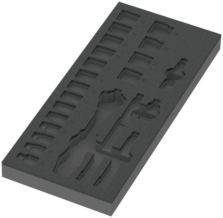 Wera 9821 Foam insert 8000 B Zyklop set 1