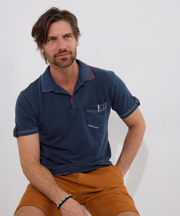 Immagine prodotto Joe Browns Contrast Stitch Chest Pocket Pique Polo Shirt (XL)