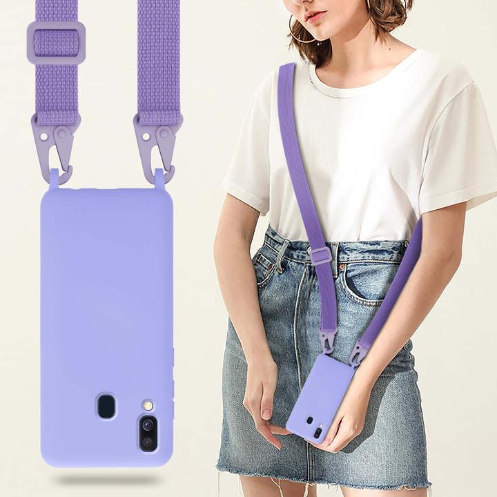 Produktbild Cadorabo TPU Cover Handy Kette Liquid (Samsung Galaxy A40)