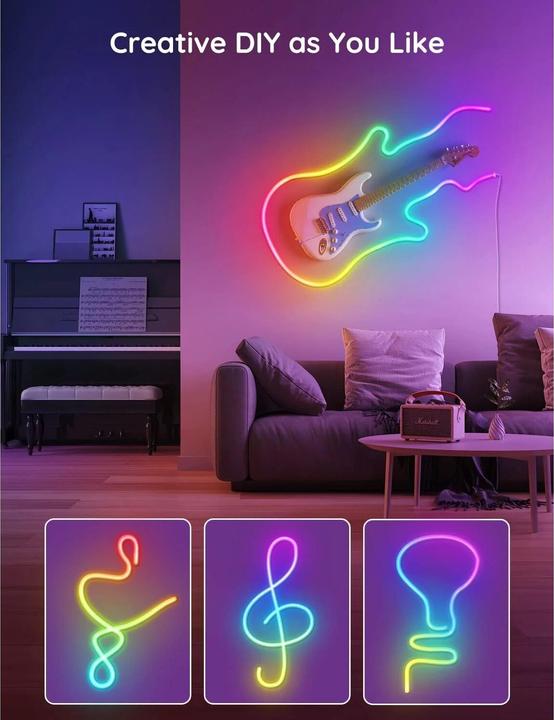Immagine prodotto Govee Luce al neon RGBIC (Multicolore, 200 cm, Interno)