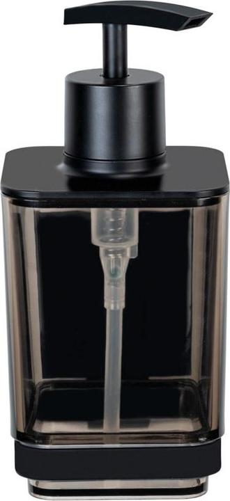 Wenko Vacuum-Loc® soap dispenser Mod. Quadro Black Fastening without drilling