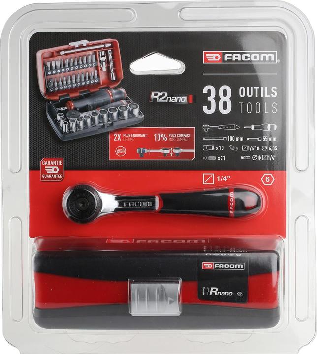 Actual product image Facom Socket wrench set metric 1/ (1/4")
