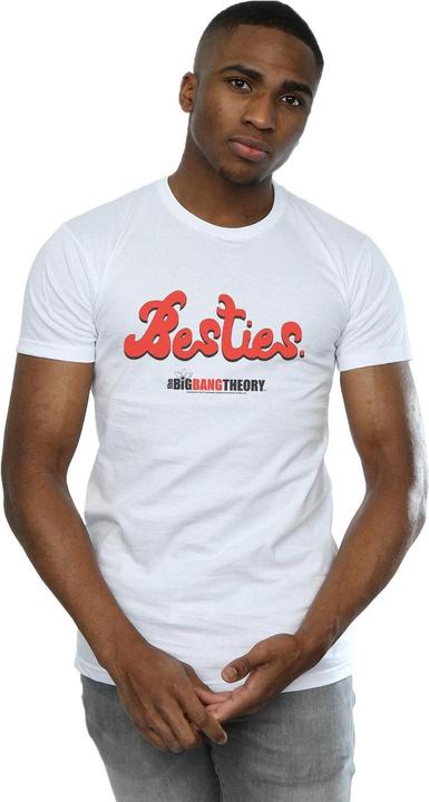 Image du produit Dam T-Shirt texte "Besties" pour hommes (L)