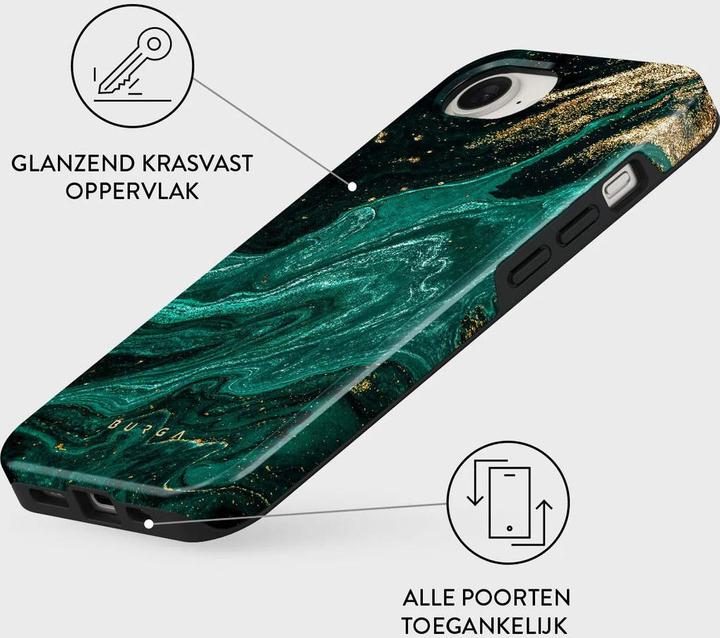 Immagine prodotto Burga Tough MagSafe Case Apple iPhone 16e - Emerald Pool (Apple iPhone 16e)