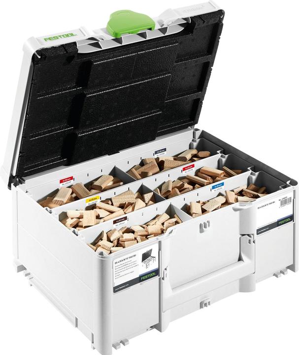 Festool DOMINO Beuken deuvel assortiment DS 4/5/6/8/10 1060x BU (1 Pcs.)