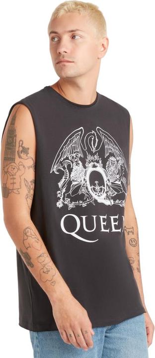 Actual product image Amplified Mens Line Art Queen Vest Top (S)
