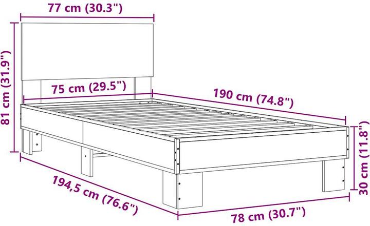Actual product image VidaXL Kanika (75 x 190 cm)