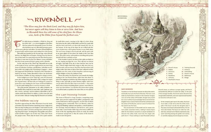 Actual product image FreeLeague The One Ring RPG Loremaster/'s Screen & Rivendell Compendium (English)