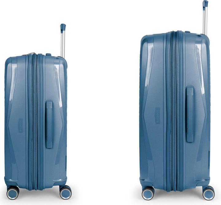 Actual product image Gabol Queens 4-wheel suitcase set 2-piece with expansion fold (181 l, XL (from 140l))