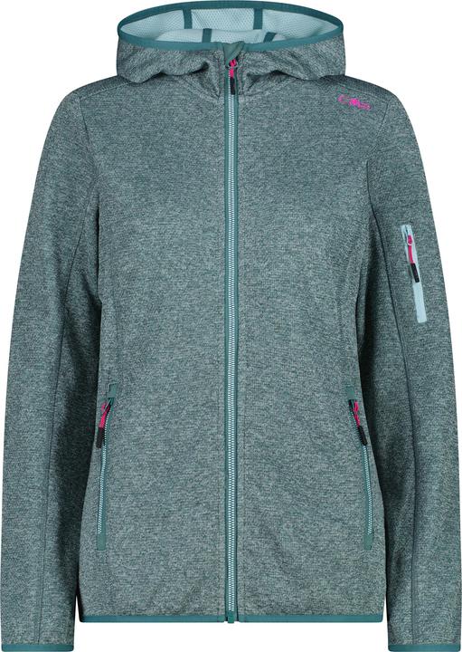 Actual product image CMP Campagnolo Women's Jacket Fix Hood Knitted + Mesh (40, M)